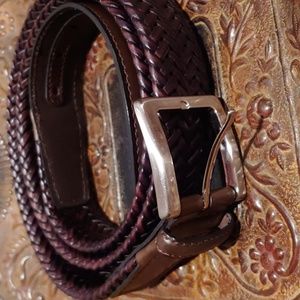 Men's - Lands' End - Size 46 - Dark Brown Belt